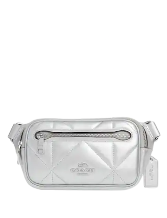 Coach Mini Belt Bag With Puffy Diamond Quilting