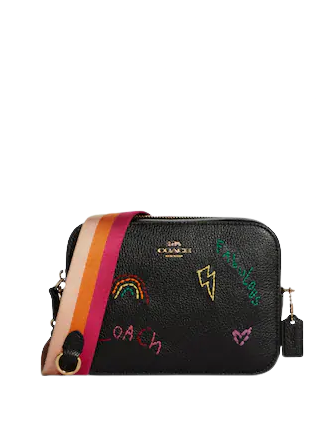 Coach Mini Camera Bag With Diary Embroidery