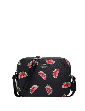 Coach Mini Camera Bag With Watermelon Print