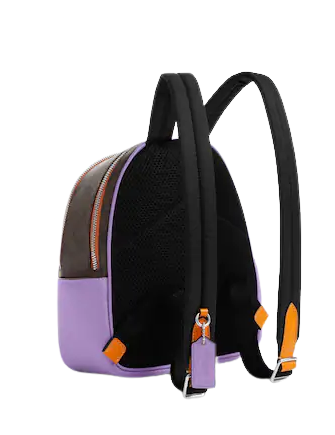 Coach Mini Court Backpack In Colorblock Signature Canvas