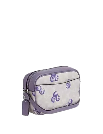 Coach Mini Jamie Camera Bag In Signature Canvas With Blueberry Coach Mini Jamie Camera Bag In Signature Canvas With Blueberry