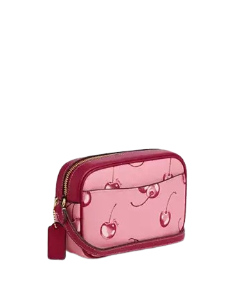 Coach Mini Jamie Camera Bag With Cherry Print