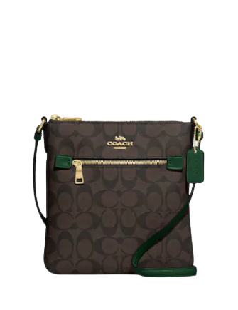 Coach Mini Rowan File Bag In Signature Canvas | Brixton Baker