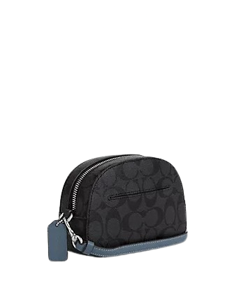 Coach Mini Serena Satchel In Signature Canvas With Horse And Sleigh