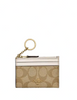 Coach Mini Skinny Id Case In Signature Canvas