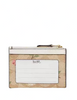 Coach Mini Skinny Id Case In Signature Canvas With Floral Print