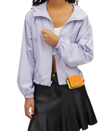Coach Mini Wallet On A Chain In Colorblock