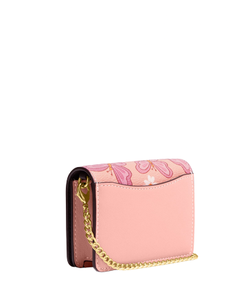 Pink coach discount purse with butterflies