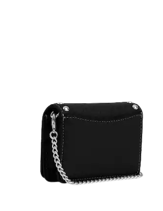 Coach Mini Wallet On A Chain With Rivets