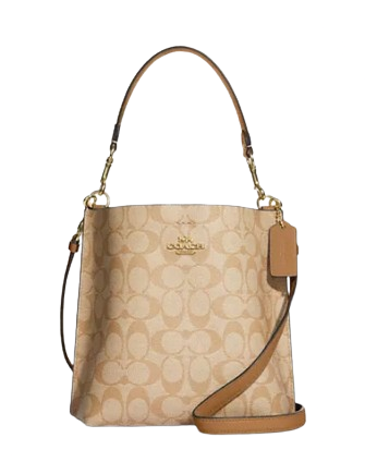 Coach Mollie Bucket Bag 22 In Signature Canvas