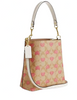 Coach Mollie Bucket Bag 22 In Signature Canvas With Heart Print