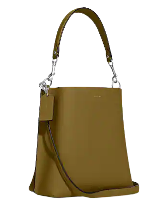 Coach leather bucket bag on sale