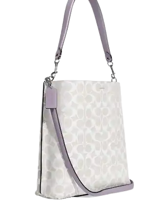 Town bucket bag sales in signature canvas coach