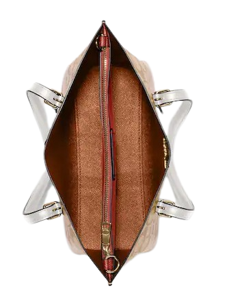 Coach Mollie Tote 25 In Signature Canvas