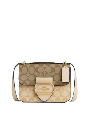 Coach Morgan Square Crossbody In Blocked Signature Canvas