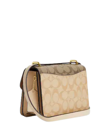 Coach Morgan Square Crossbody In Blocked Signature Canvas