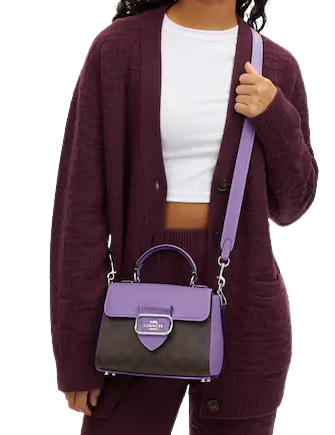 Coach Morgan Top Handle Satchel In Signature Canvas