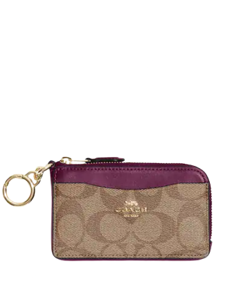 Coach Multifunction Card Case In Signature Canvas | Brixton Baker