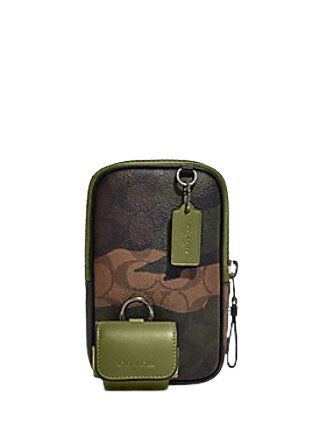 カモ柄☆COACH☆CROSSBODY IN SIGNATURE CANVAS WITH CAMO PRINT COACH® Outlet | Track Crossbody Bag In Signature Canvas With