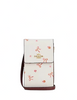 Coach North South Phone Crossbody With Bow Print