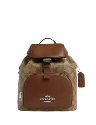 Coach Pace Backpack In Signature Canvas
