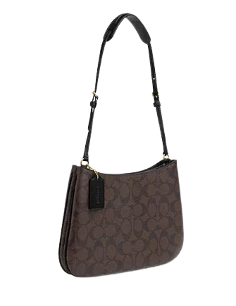 COACH Black Leather Small MARGOT Bag HANDBAG w/ Strap For Sale at 1stDibs | coach  black purse, margot purses, coach black hand bag