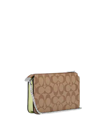 Coach Poppy Crossbody, Signature Canvas