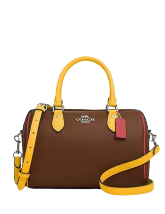 Coach Rowan Satchel Bag In Colorblock | Brixton Baker
