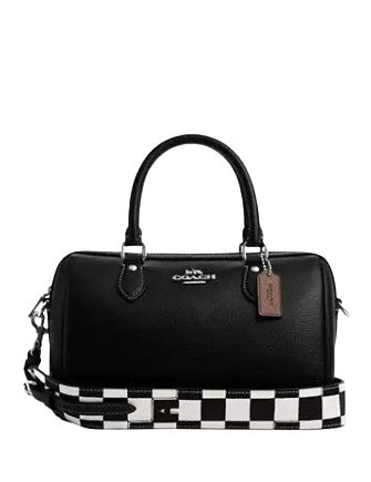 【SALE】COACH*Rowan Satchel*2way*ミニボストンバッグ Coach Rowan Satchel With Checkerboard Print | Brixton Baker