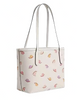 Coach Small City Tote With Snail Print