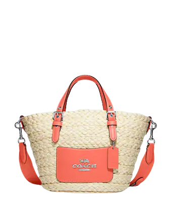 NWT Coach Small Straw Tote Bag | eBay