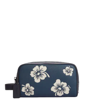 Coach Small Travel Kit With Aloha Floral Print