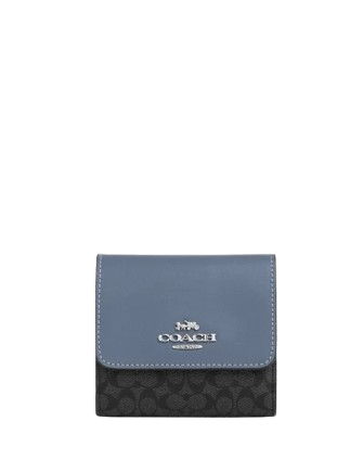 Coach Zip Card Case In Signature Canvas With Bee Print | Brixton Baker