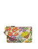 Coach Small Wristlet With Floral Print