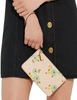 Coach Small Wristlet With Floral Print