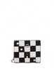 Coach Snap Wallet With Checkerboard Print