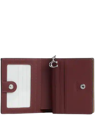Coach Snap Wallet With Coach Heritage