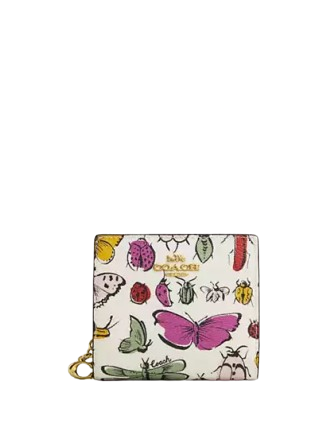 Coach Snap Wallet With Creature Print