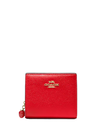 Coach Snap Wallet With Strawberry | Brixton Baker
