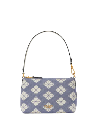 Kate Spade New York Spade Flower Two-tone Canvas East West Pochette