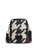 Coach Stanton Crossbody With Houndstooth Print
