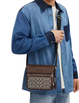 Coach Sullivan Flap Crossbody Bag In Signature Jacquard Coach Sullivan Flap Crossbody Bag In Signature Jacquard