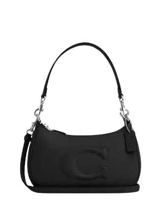 ★Coach★ terry shoulder bag CY646 B4/BK Teri Shoulder Bag With Grommets BLACK