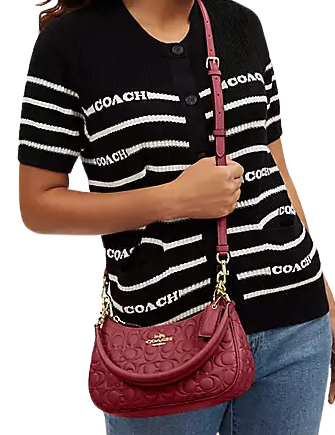 Coach Teri Shoulder Bag In Signature Leather