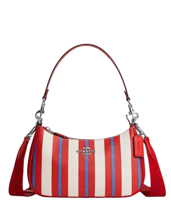 Coach Teri Shoulder Bag With Stripe Print | Brixton Baker