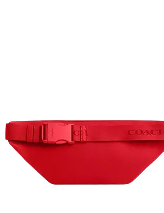 Red coach fanny pack outlet