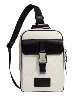 Coach Track Pack In Colorblock Signature Canvas | Brixton Baker Coach Track Pack In Colorblock Signature Canvas | Brixton Baker