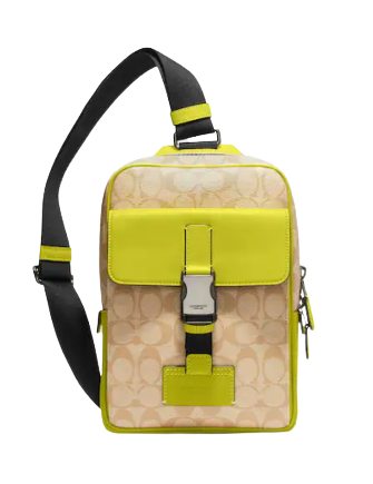 Coach Track Pack In Signature Canvas | Brixton Baker