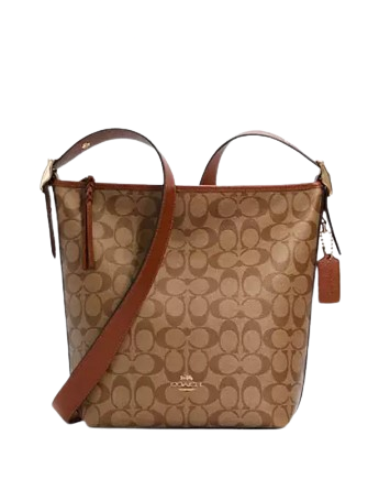 Coach Val Duffle In Signature Canvas