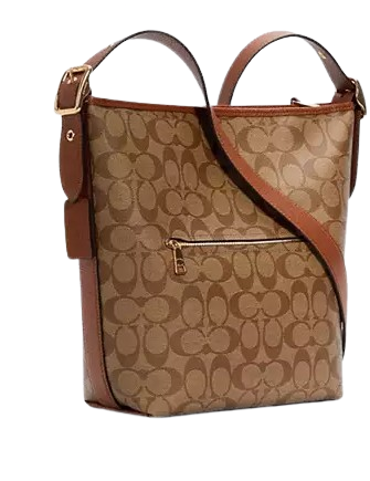 Coach Val Duffle In Signature Canvas